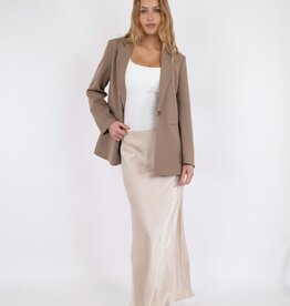 Rok 'Vicky' Heavy Sateen - Champagne - Neo Noir