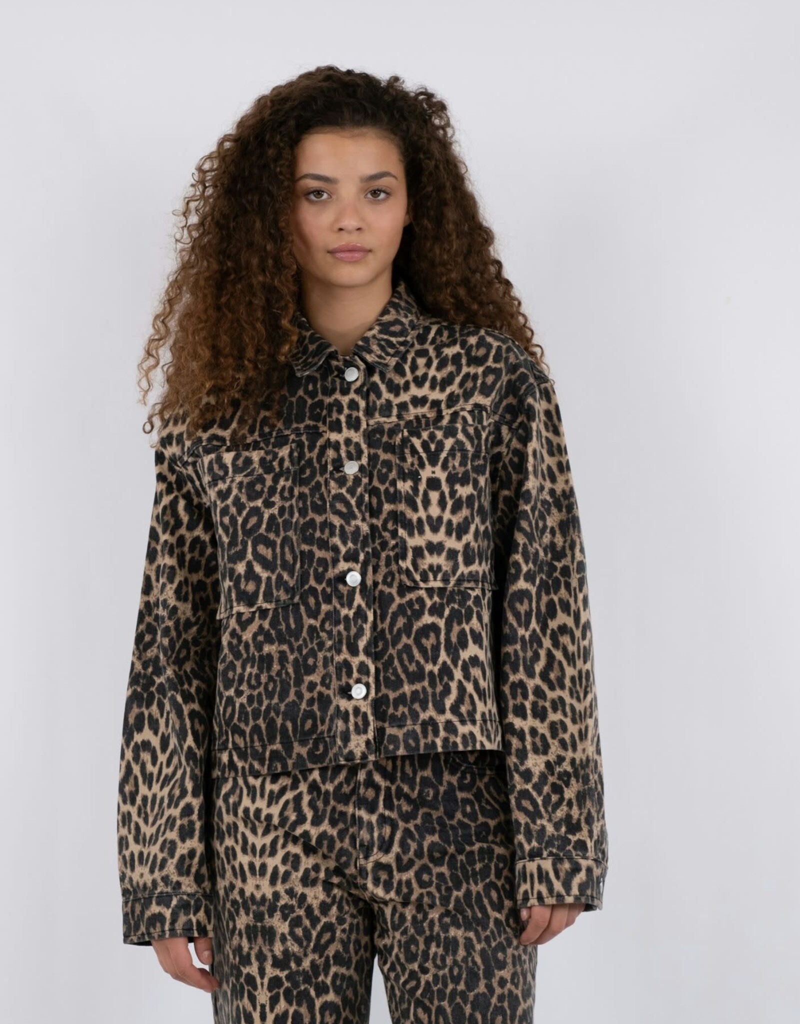 Jacket 'Emilia' - Leopard - Neo Noir