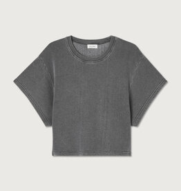 American Vintage Sweater Korte Mouw 'Dafstreet' - Carbon Vintage - American Vintage