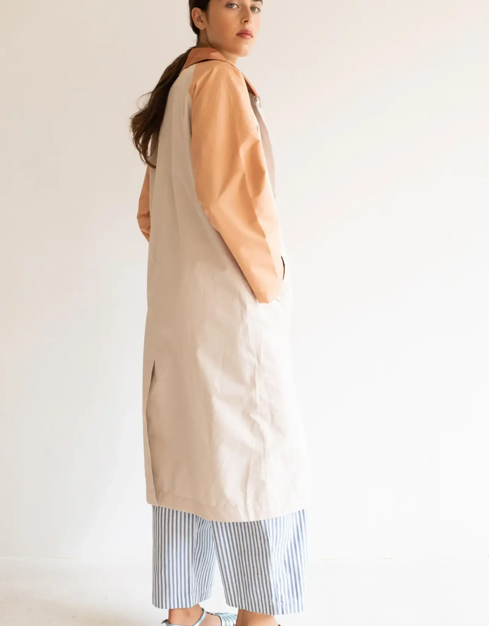 The Tiny Big Sister Trench Coat '824' - Vanillia - The Tiny Big Sister