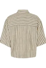 Esmé Studios Blouse Boxy 'Kasia' - Pure Cashmere Pinstripe - Esmé Studios