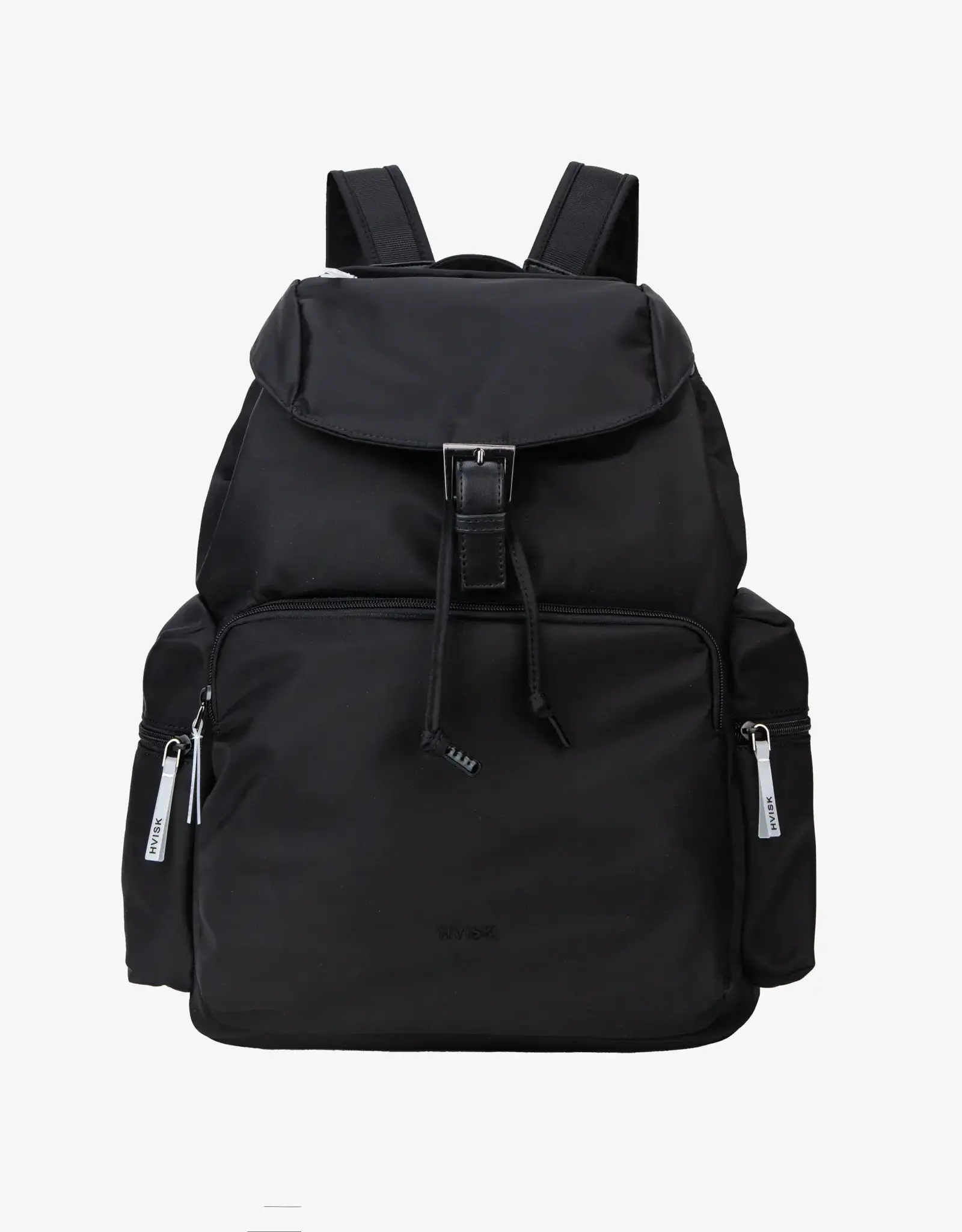 HVISK Rugzak 'Nomad Matte Twill - Black -  Hvisk