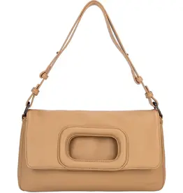 HVISK Handtas  'Esme Soft Structure' - Tan Brown -  Hvisk