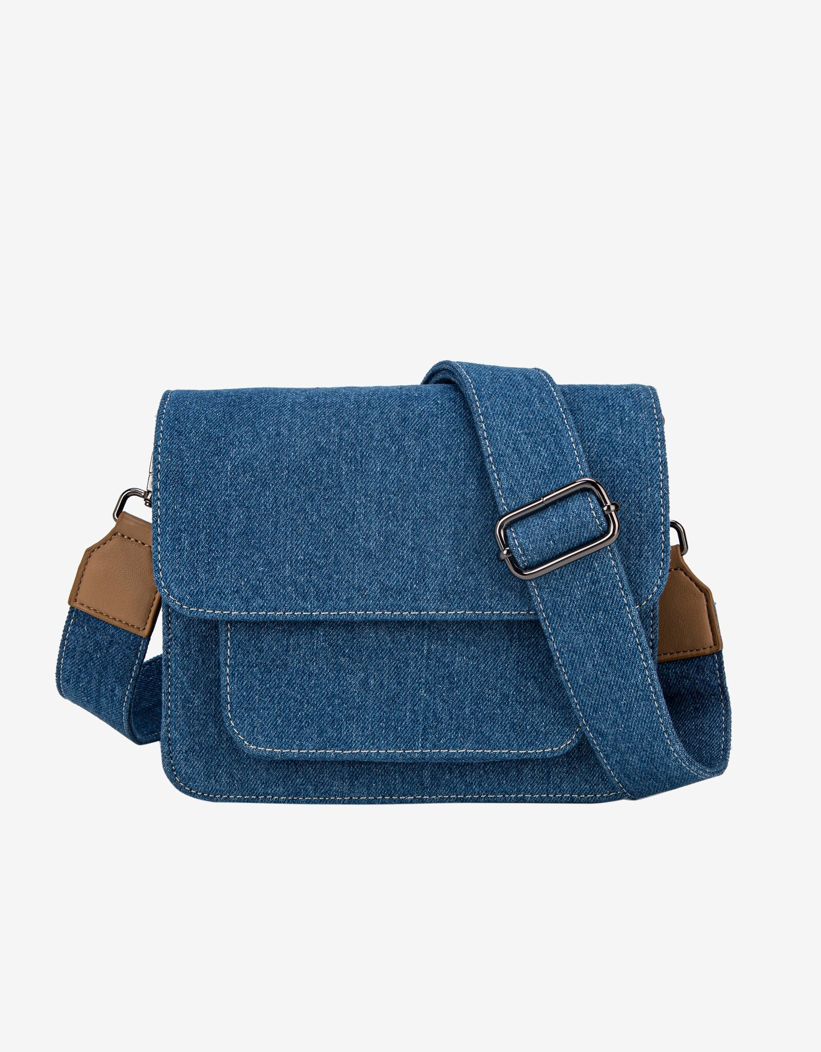 HVISK Handtas  'Cayman Pocket Denim' - Navy Blue -  Hvisk