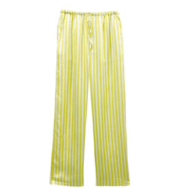 American Vintage Broek ' Shaning' - Rayures Jaunes Fluo - American Vintage