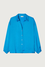 American Vintage Blouse 'Widland' - Bleu Azur - American Vintage