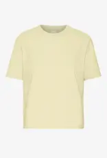 Colorful Standard T-Shirt 'Organic Boxy Crop Tee' - Soft Yellow - Colorful Standard