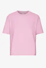 Colorful Standard T-Shirt 'Organic Boxy Crop Tee' - Flamingo Pink - Colorful Standard