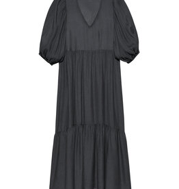 Catwalk Junkie Jurk 'Tiered Maxi' - Dark Grey - Catwalk Junkie