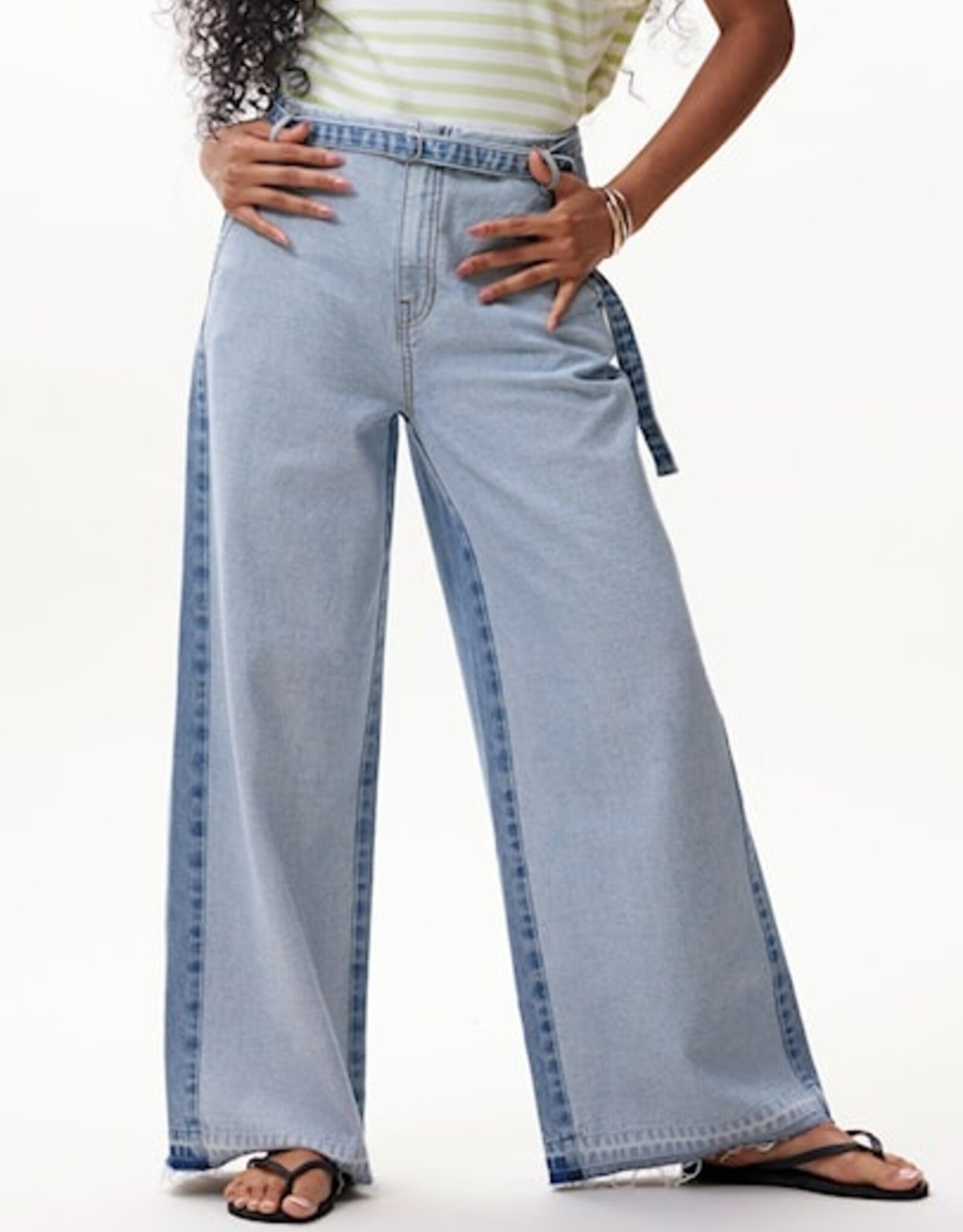 Catwalk Junkie Jeans 'Cropped Straight' - Light Blue - Catwalk Junkie