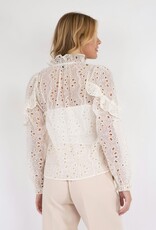 Blouse Embroidery 'Nadira' - Ivory - Neo Noir