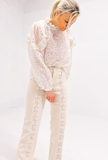 Blouse Embroidery 'Nadira' - Ivory - Neo Noir