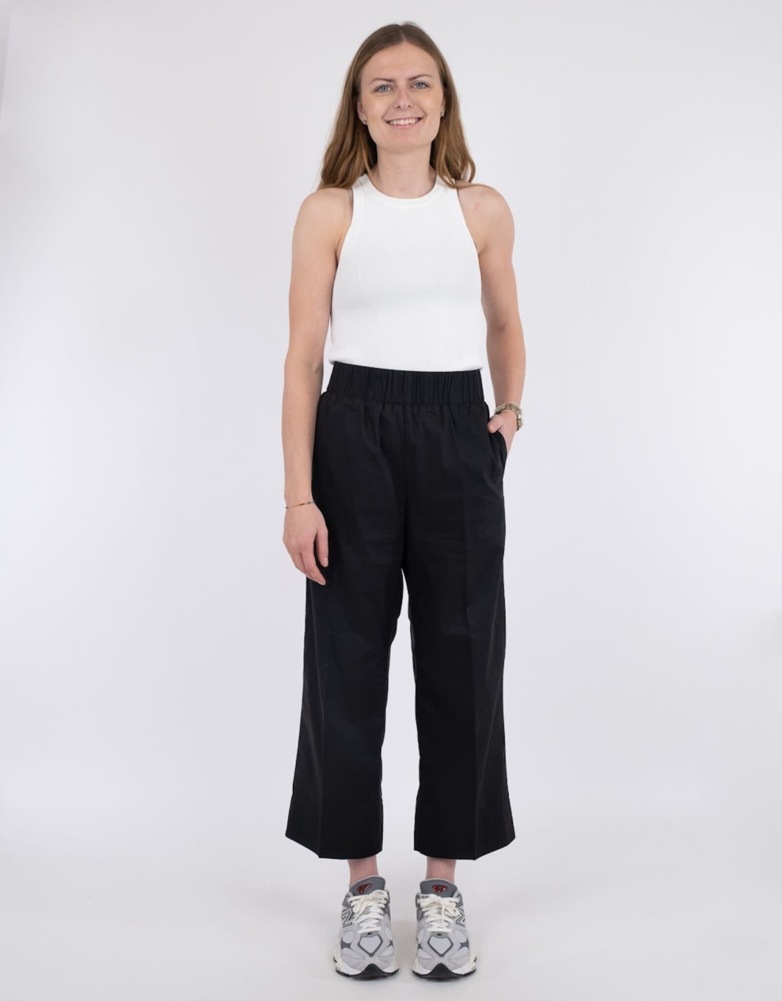 Broek 'Yana' - Navy - Neo Noir