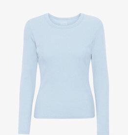 Colorful Standard T-Shirt 'Light Organic Rib LS' - Polar Blue - Colorful Standard