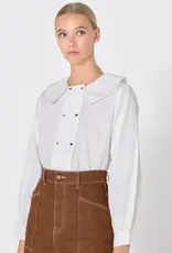 The Tiny Big Sister Blouse 'Buttoned' - White - The Tiny Big Sister