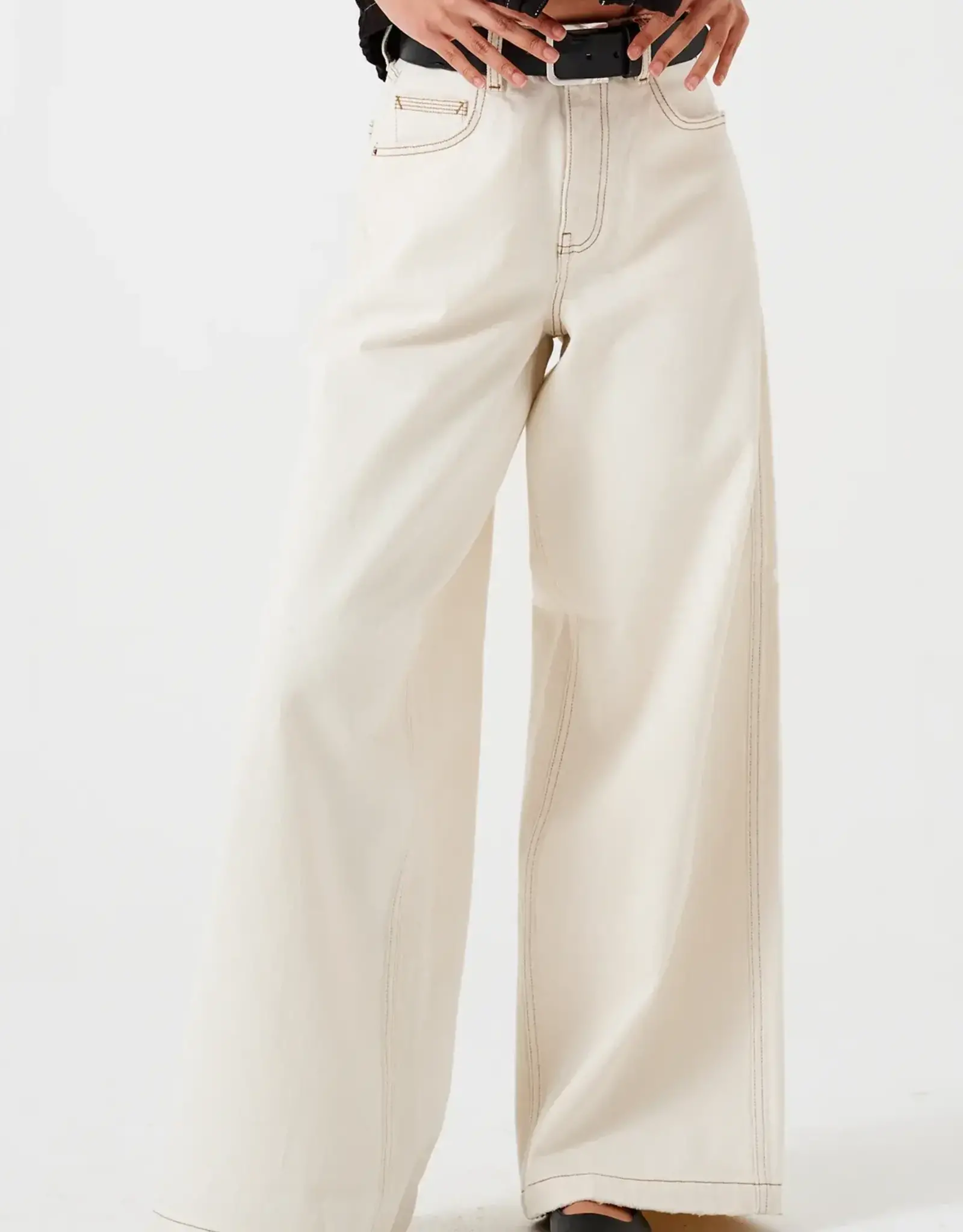 Seventy +Mochi Jeans 'Bay' - Ecru - Seventy + Mochi