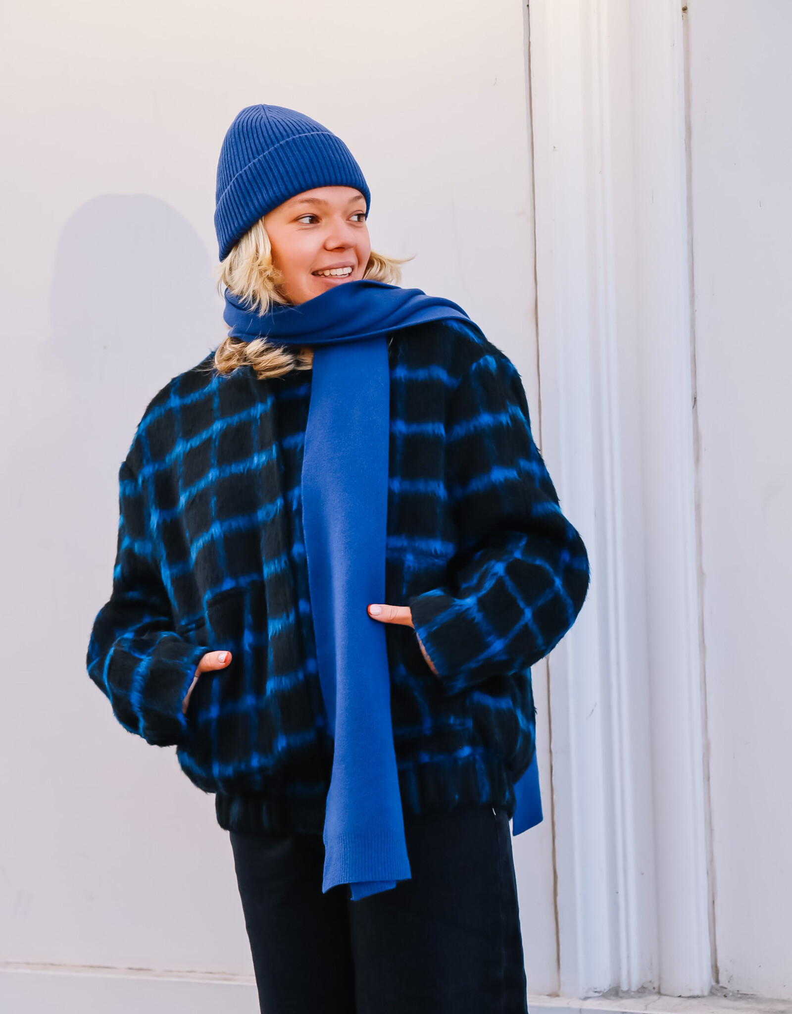 Colorful Standard Sjaal 'Merino Wool' - Royal Blue - Colorful Standard