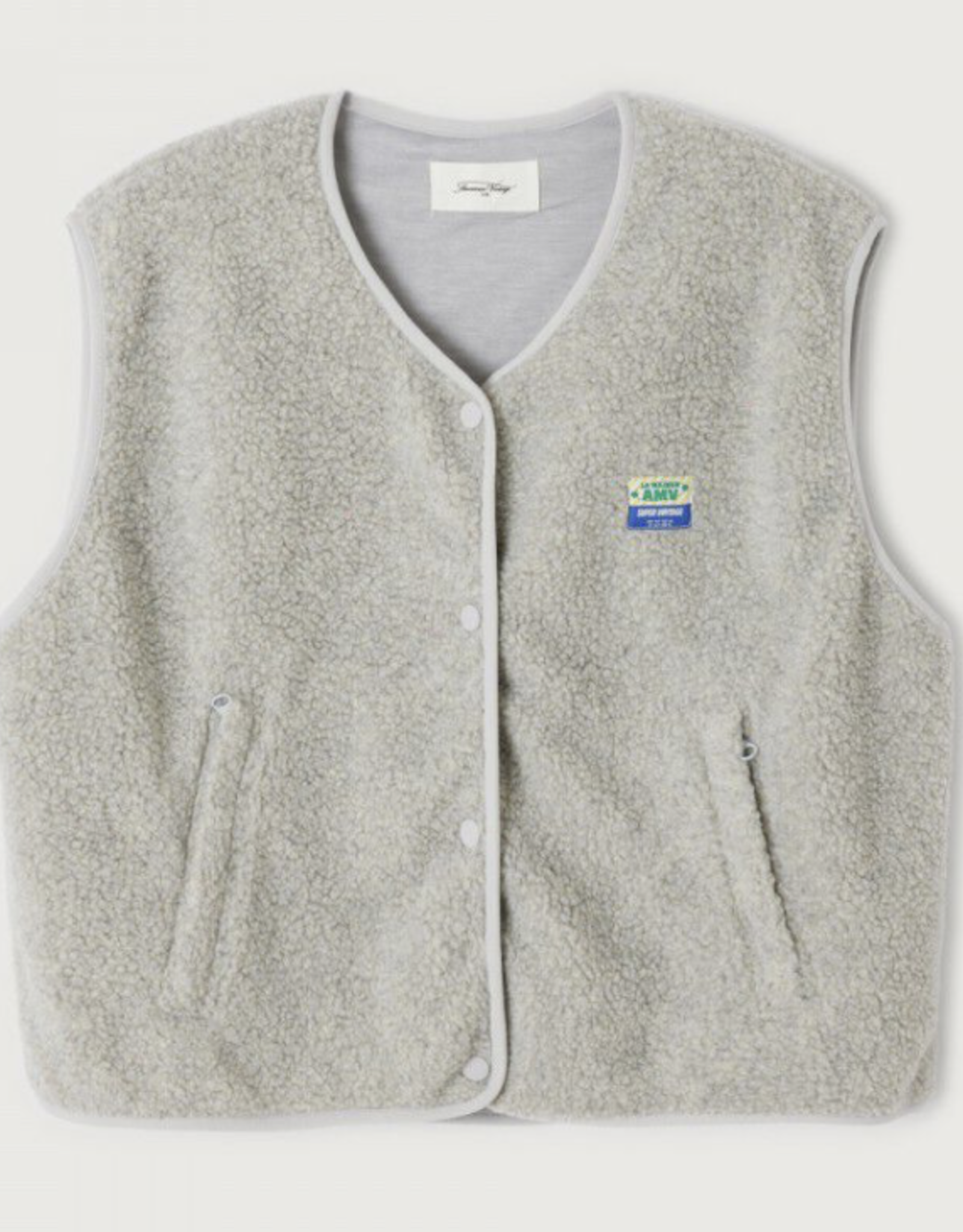 American Vintage Mouwloos Vestje 'Hoktown' - Polaire Chine  - Hok16B -  American Vintage