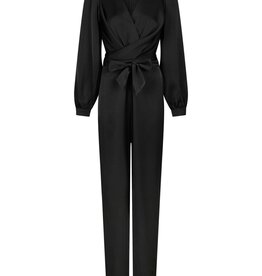 Jumpsuit Heavy Sateen 'Rimaldi' - Black - Neo Noir