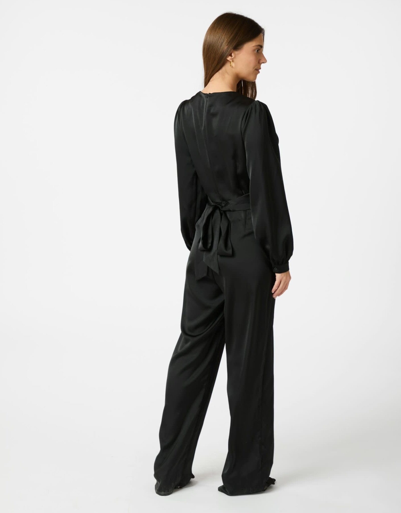 Jumpsuit Heavy Sateen 'Rimaldi' - Black - Neo Noir