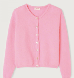 American Vintage Cardigan 'Vitow' -  Rose Chine  - Vito19E - American Vintage