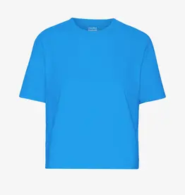 Colorful Standard T-Shirt 'Organic Boxy Crop Tee' - Pacific Blue - Colorful Standard