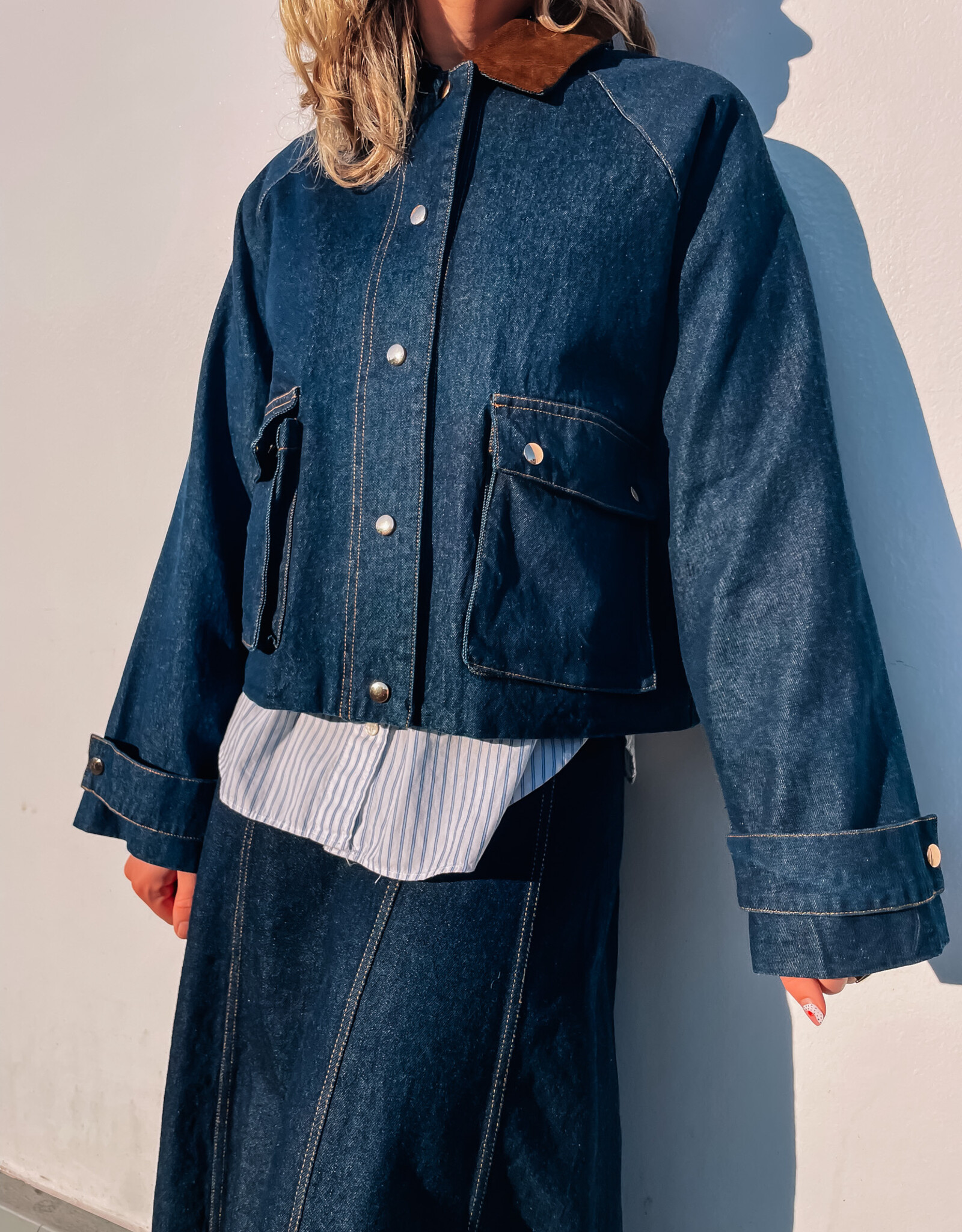 Jacket Denim 'Vista' - Blue - Neo Noir