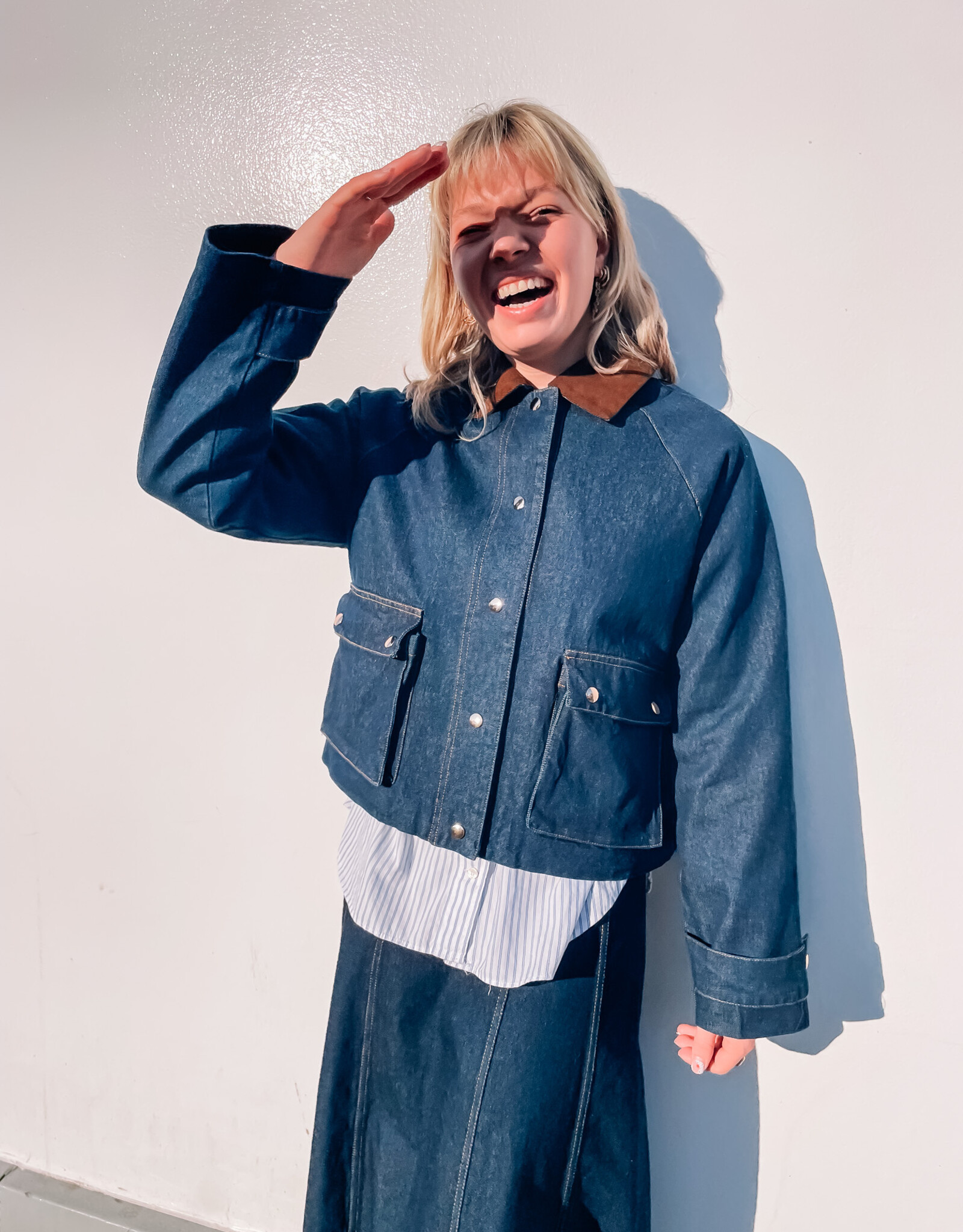 Jacket Denim 'Vista' - Blue - Neo Noir