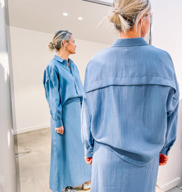 Bô-Dôme Blouse 'Cecil' - Denim Li - Bô-Dôme