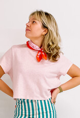 American Vintage T- Shirt Korte Mouw  'Ypawood' - Ypa02G - Glacage Chine  - American Vintage
