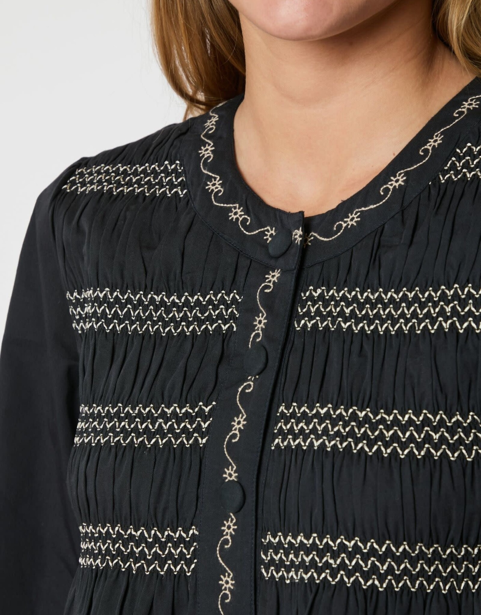 Jacket Smock 'Justice' - Navy - Neo Noir