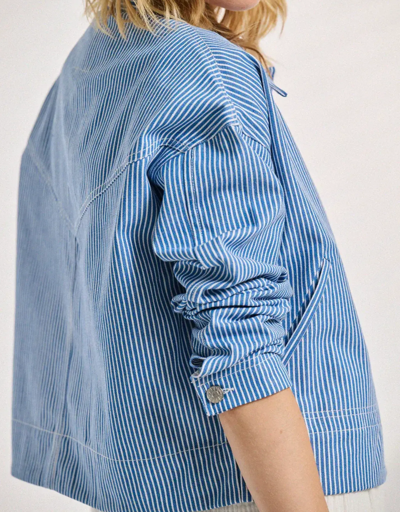 Laure+Max Jacket 'Viky' - Rayures Bleues  - Laure+Max