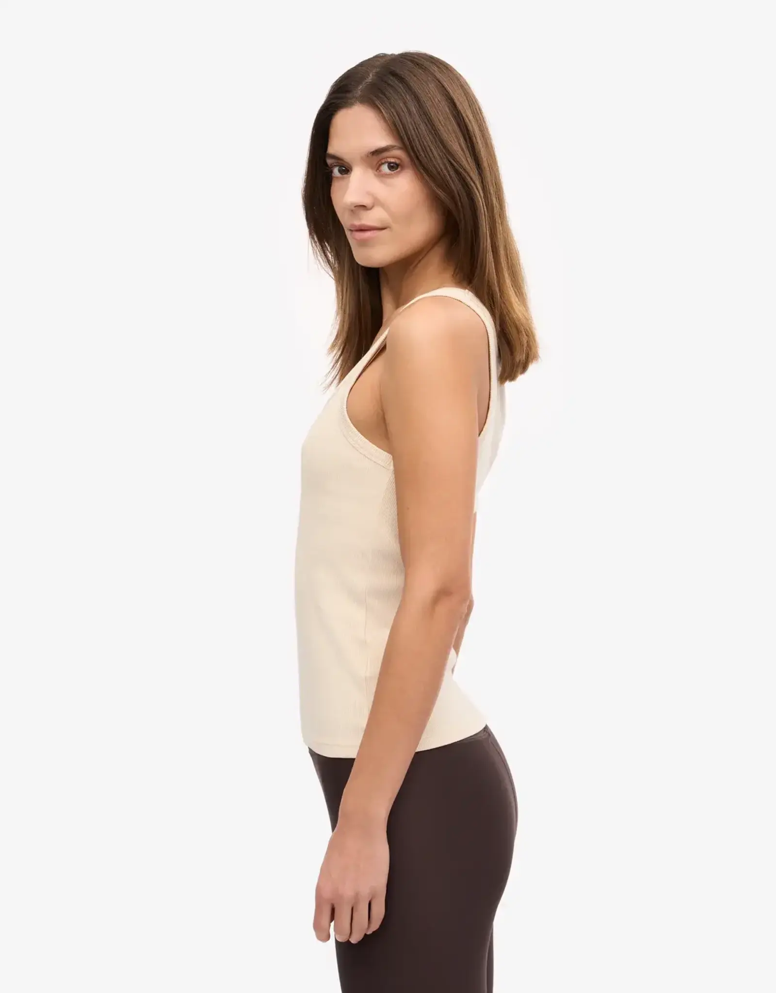 Colorful Standard Top 'Organic Rib Tank' - Ivory White - Colorful Standard