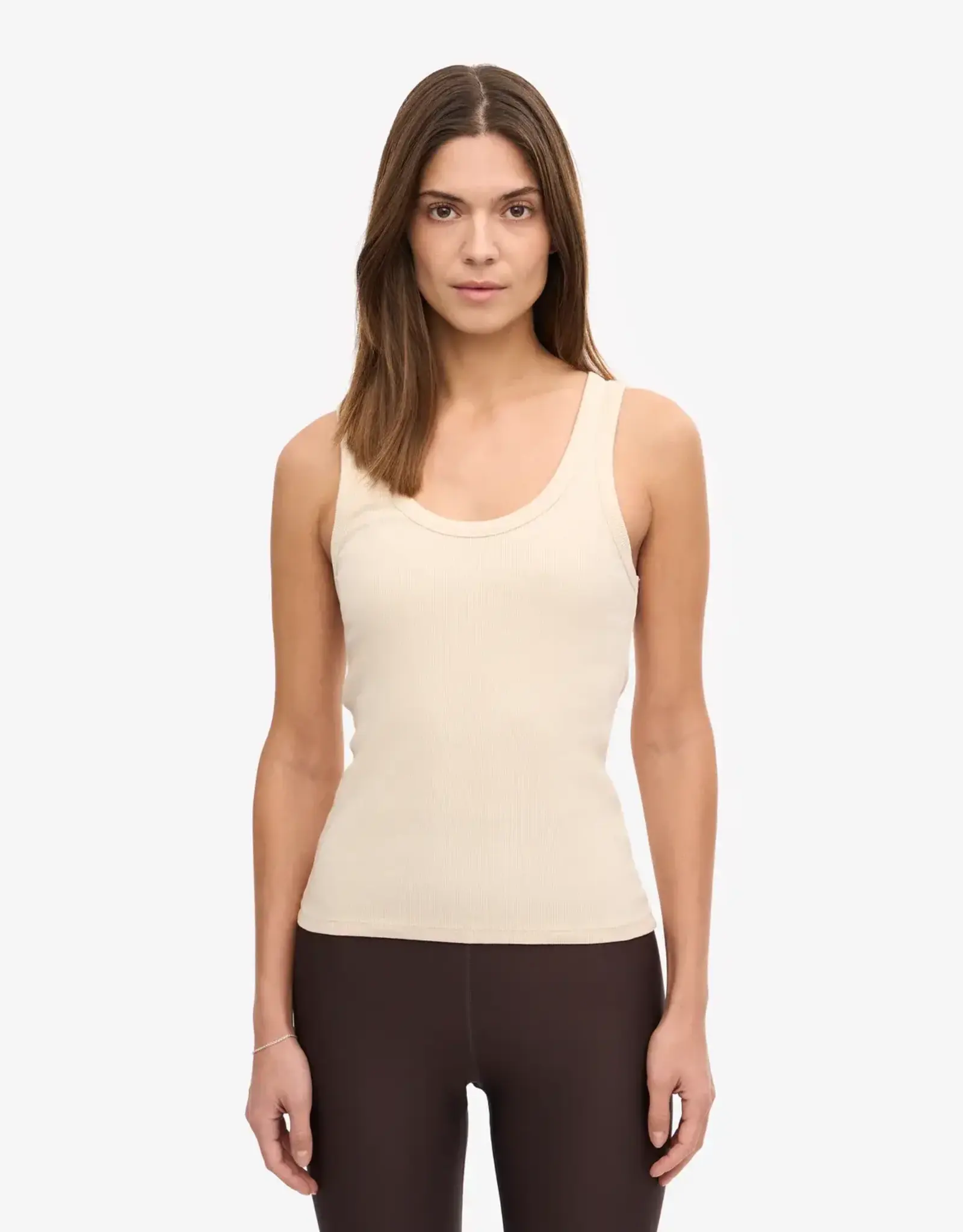 Colorful Standard Top 'Organic Rib Tank' - Ivory White - Colorful Standard
