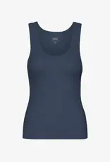 Colorful Standard Top 'Organic Rib Tank' - Petrol Blue - Colorful Standard