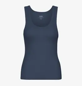 Colorful Standard Top 'Organic Rib Tank' - Petrol Blue - Colorful Standard