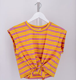 Laure+Max Top 'Taisy' - Rose Raye Jaune - Laure+Max