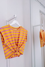 Laure+Max Top 'Taisy' - Rose Raye Jaune - Laure+Max