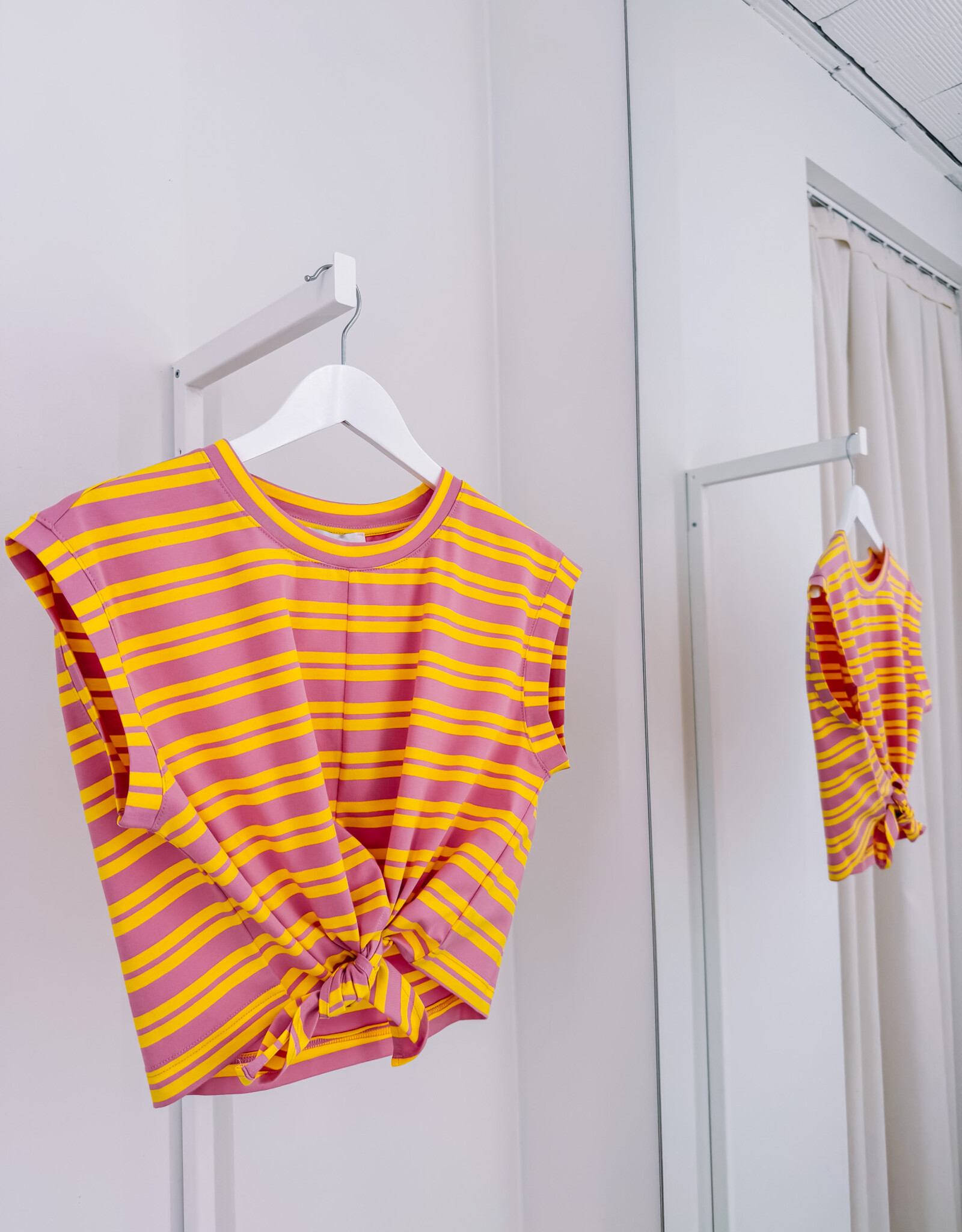 Laure+Max Top 'Taisy' - Rose Raye Jaune - Laure+Max