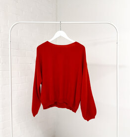 Pull 'Jody' - Red - One Size