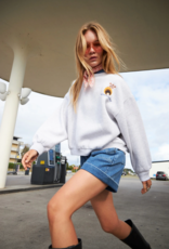 Lollys Laundry Sweatshirt 'Sydney' - Light Grey Melange - Lollys Laundry