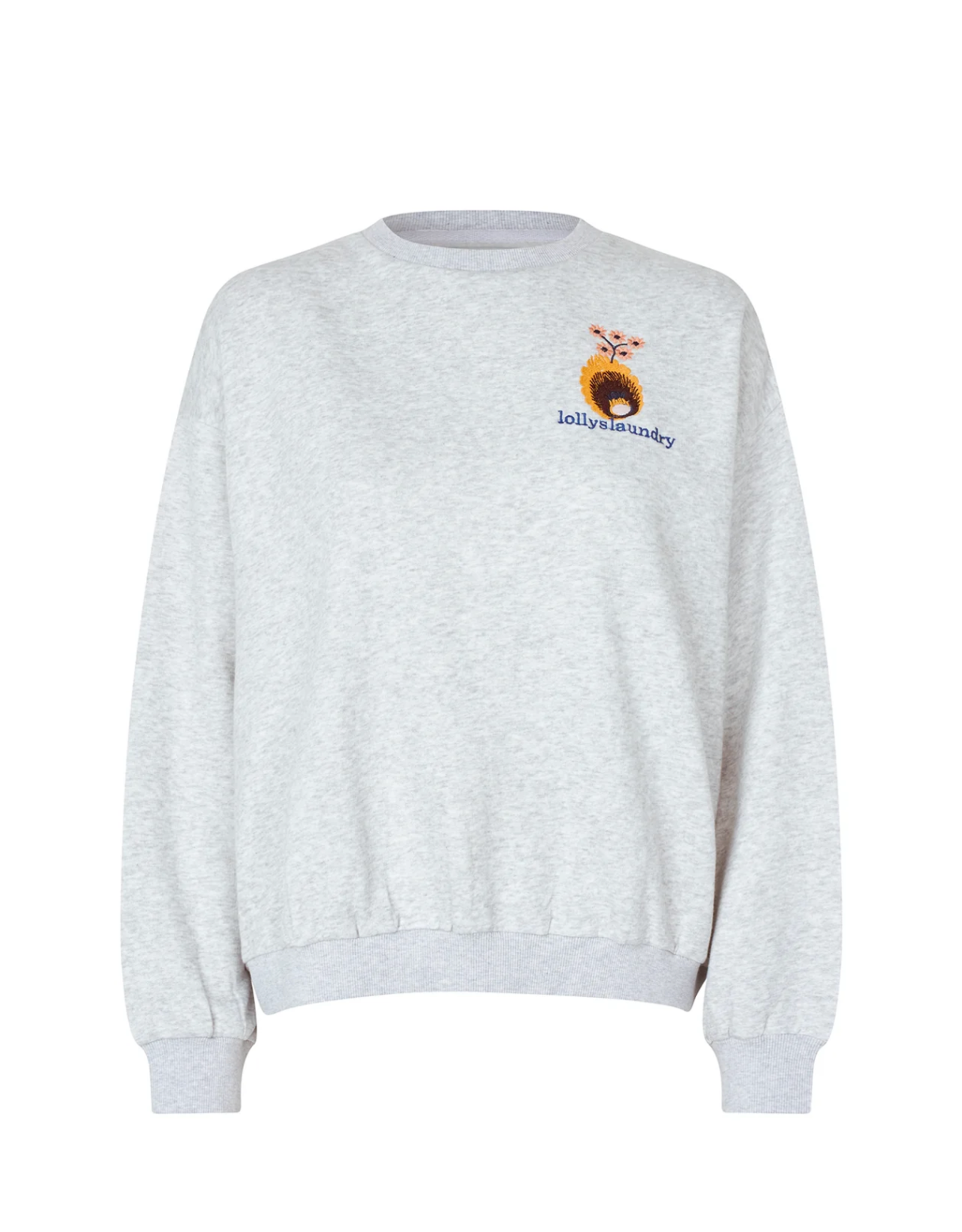 Lollys Laundry Sweatshirt 'Sydney' - Light Grey Melange - Lollys Laundry