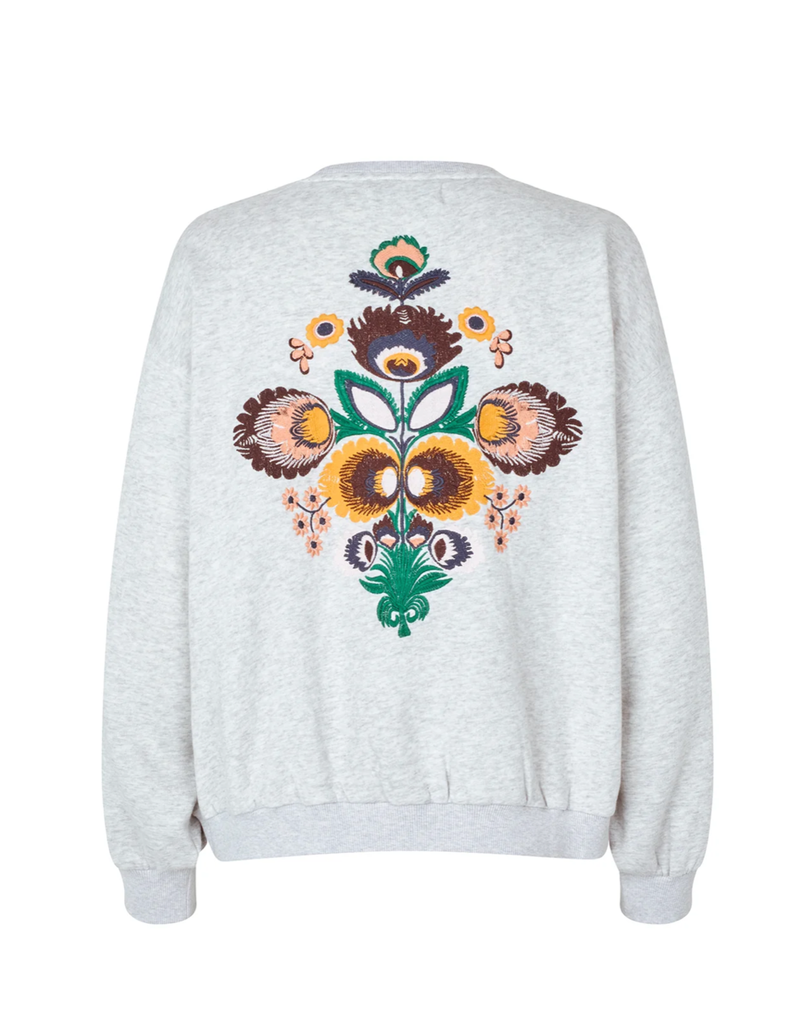 Lollys Laundry Sweatshirt 'Sydney' - Light Grey Melange - Lollys Laundry