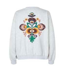 Lollys Laundry Sweatshirt 'Sydney' - Light Grey Melange - Lollys Laundry