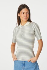 Polo Stripe 'Manama' - Light Blue - Neo Noir