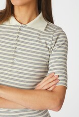 Polo Stripe 'Manama' - Light Blue - Neo Noir