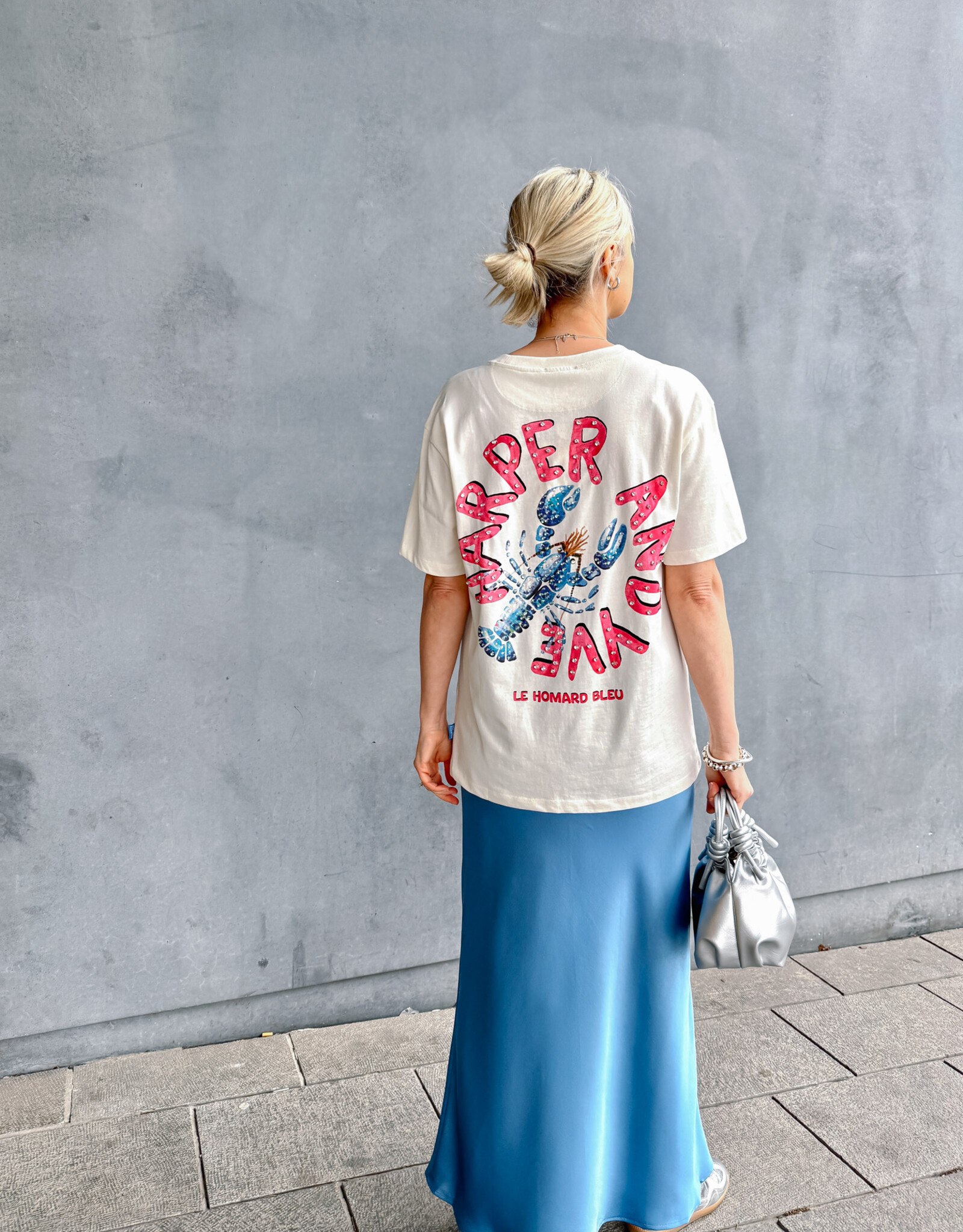 Rok Heavy Sateen 'Vicky' - Smoke Blue - Neo Noir