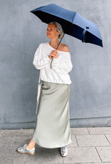 Rok Heavy Sateen 'Vicky' - Smoke Green - Neo Noir