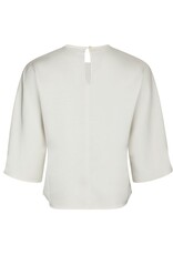 Blouse Heavy Sateen 'Liora' - Pearl - Neo Noir