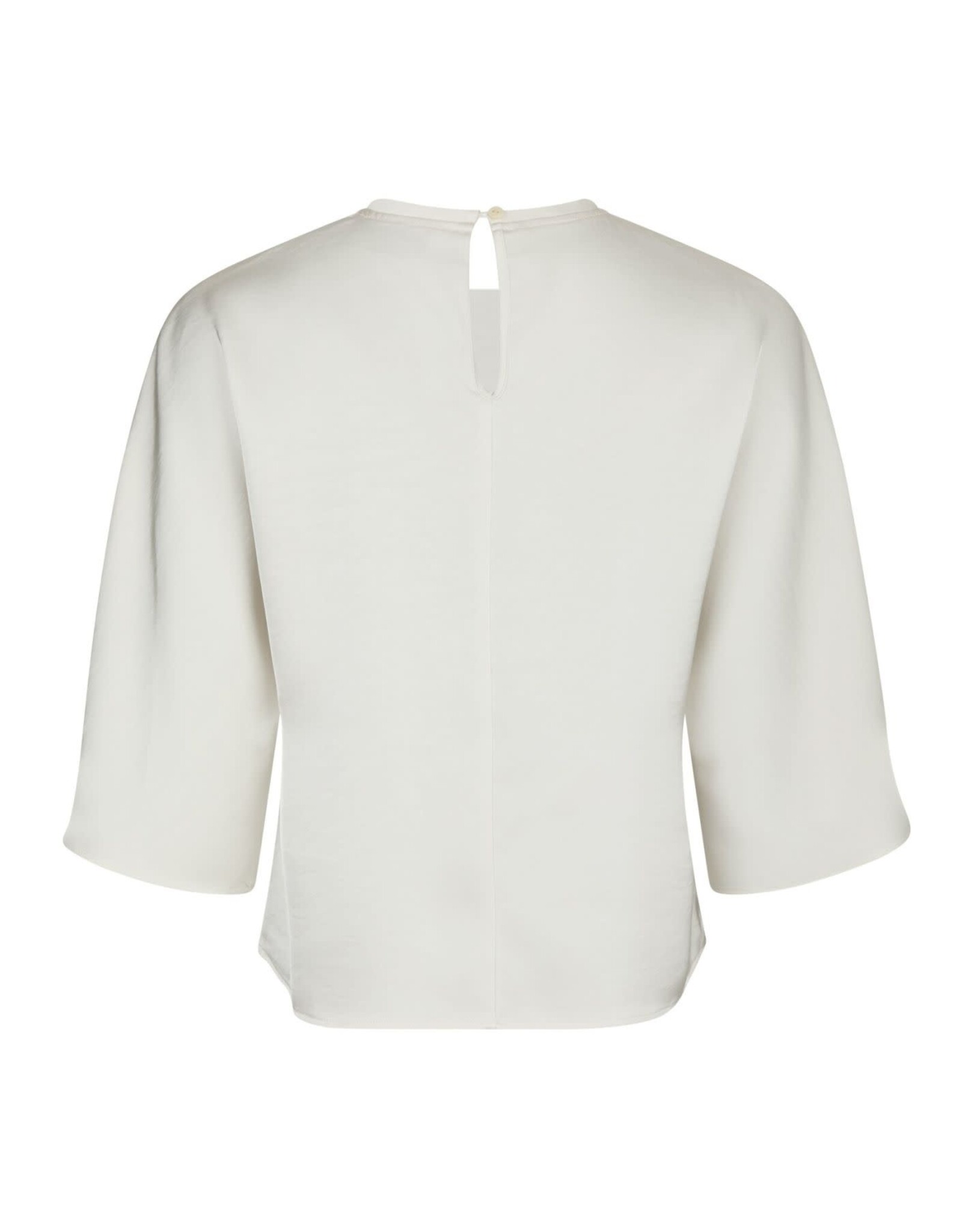 Blouse Heavy Sateen 'Liora' - Pearl - Neo Noir
